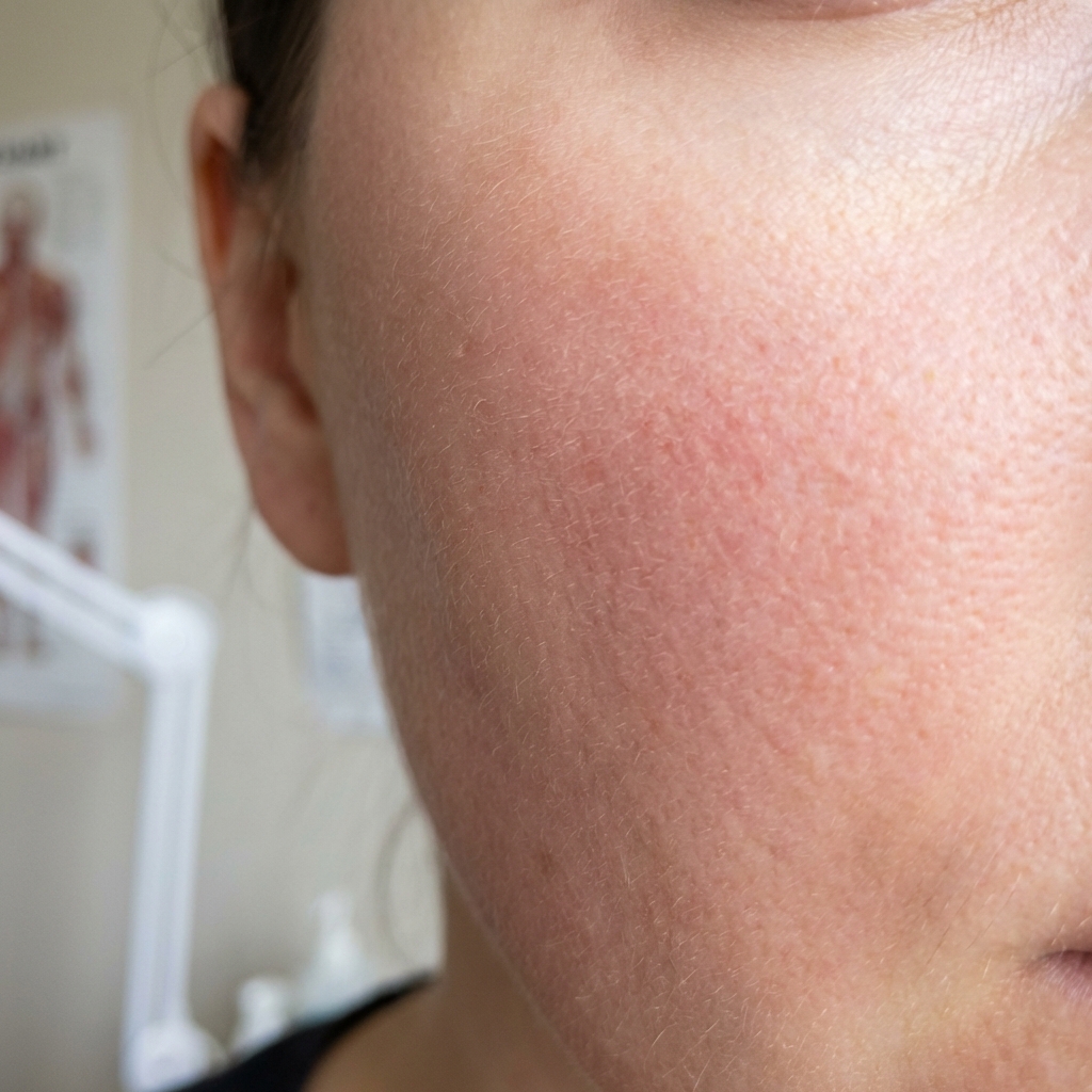 Before treatment - textured skin